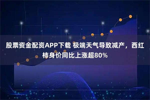 股票资金配资APP下载 极端天气导致减产，西红柿身价同比上涨超80%